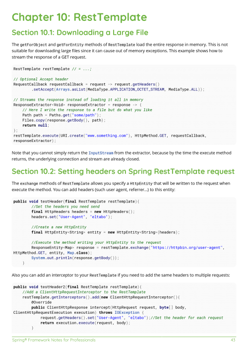 Spring resttemplate configuration